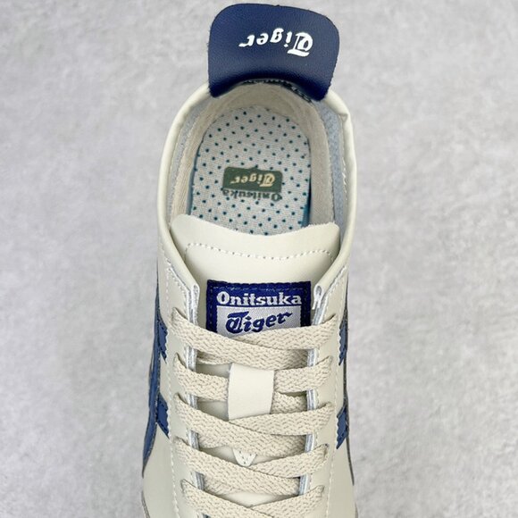 Cream And Blue Casual Sneakers Onitsuka Tiger - Picture 3 of 9